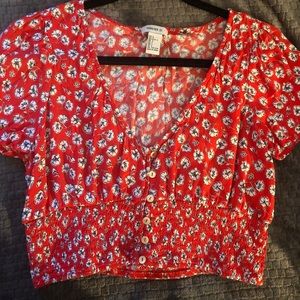 F21 crop top super cute brand new size large